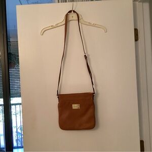 Ralph Lauren Brown Leather Crossbody Bag